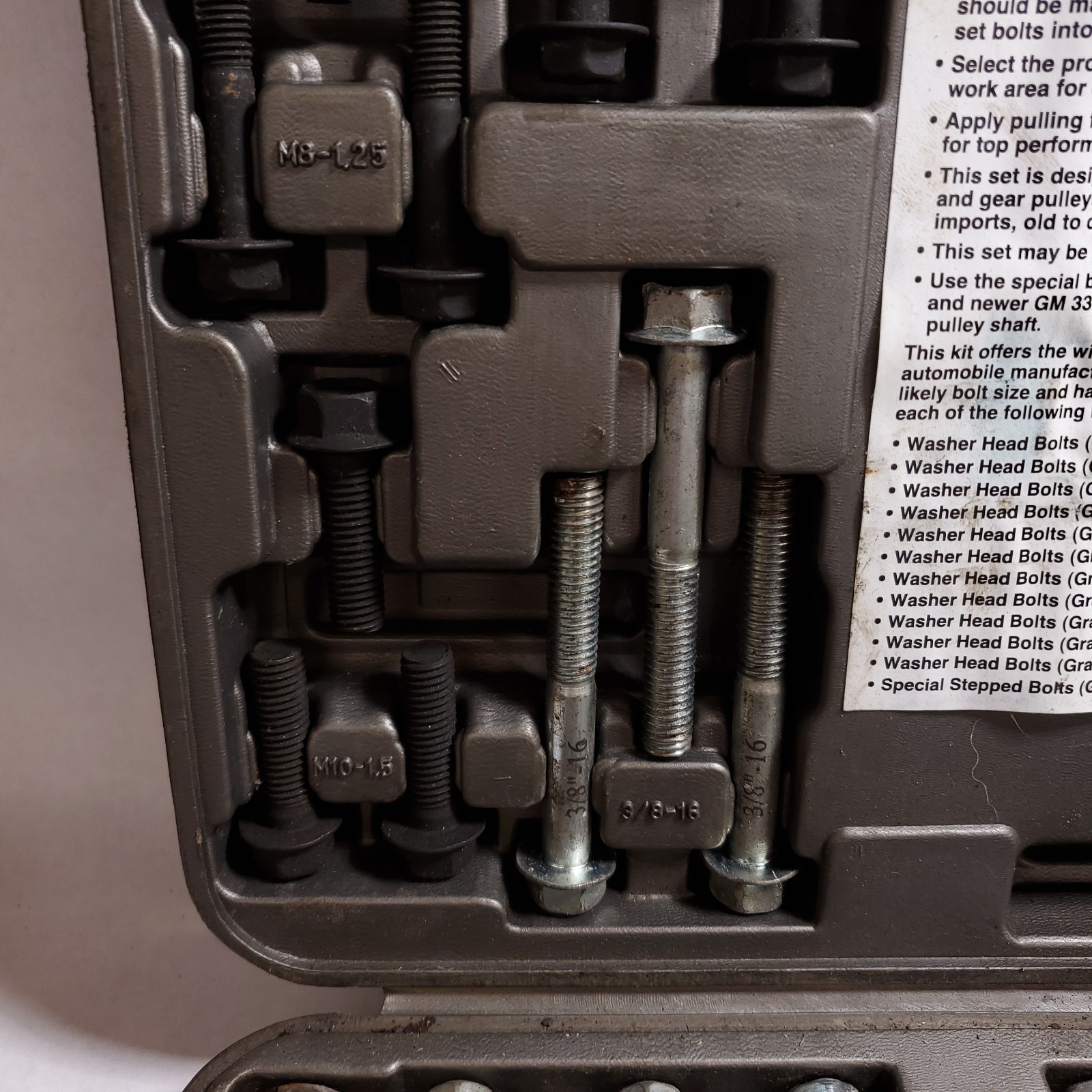 Cornwell Deluxe 43 pc. Master Bolt Grip Set OW-C6501 Complete