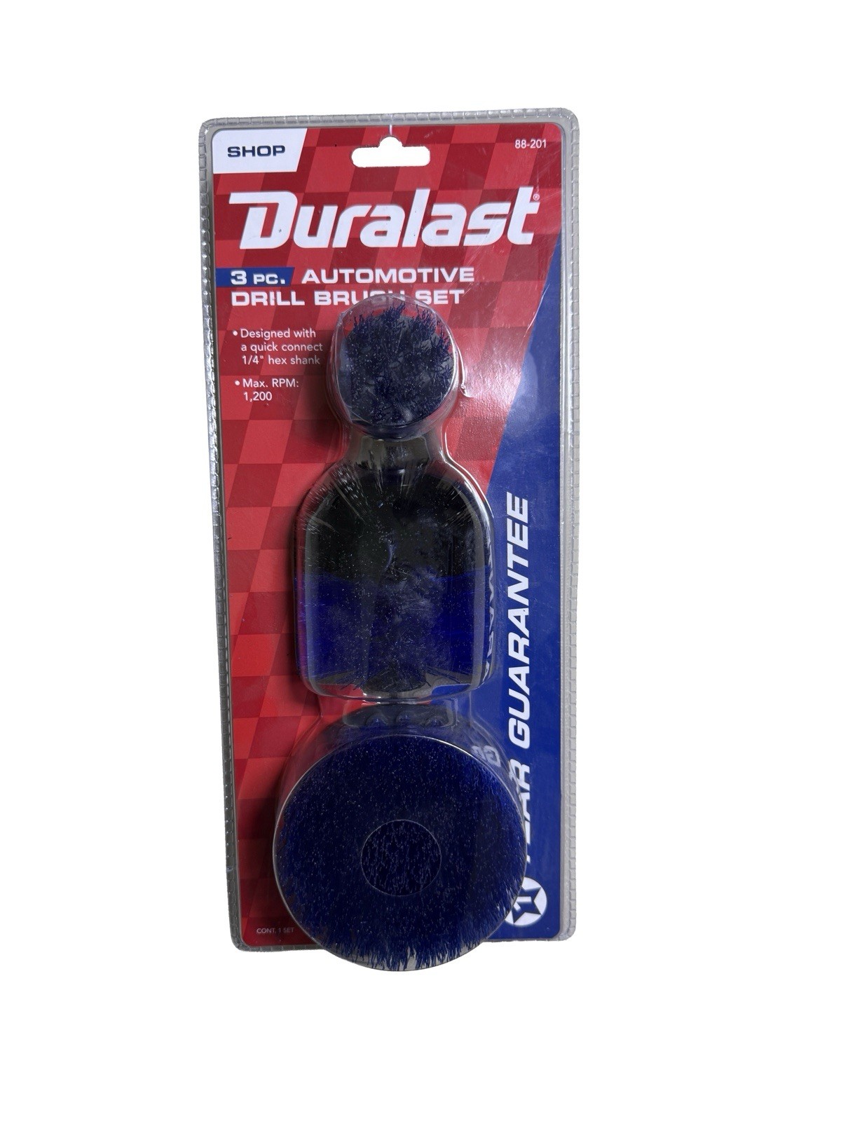 Drill Brush Duralast Automotive 3 Pieces Cleaning Kit