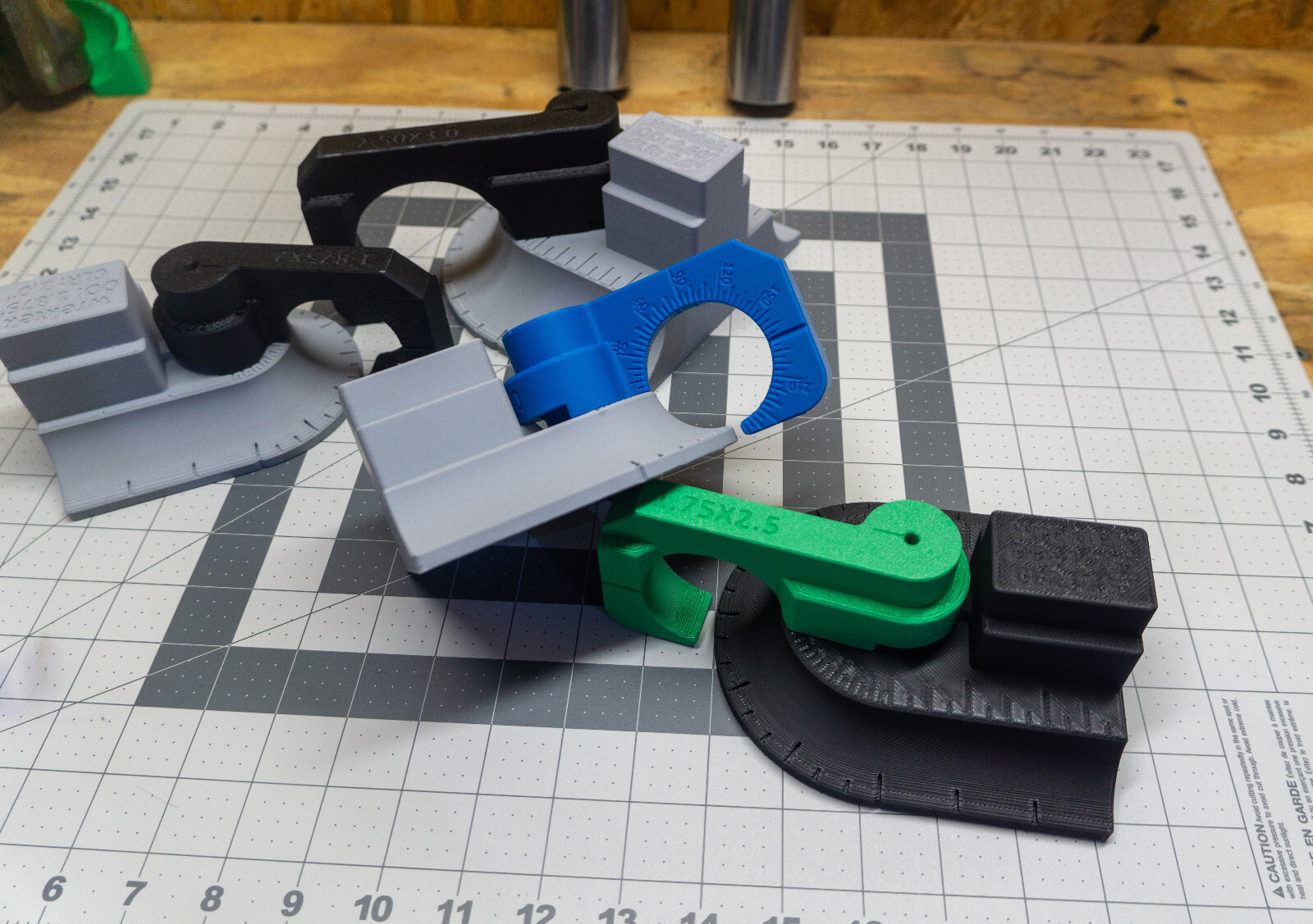 1.75” OD x 2.5” CLR Mandrel Bend Tube Protractor / U Bend Cut Angle Finder Tool