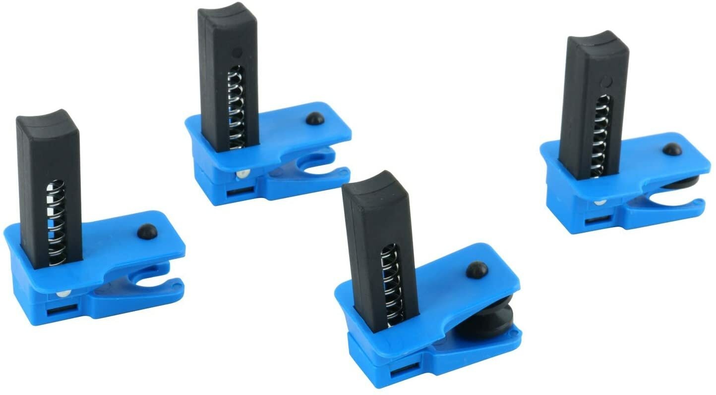 8Pcs Car Brake Line Clamp Kit Spring Load Fluid Line Stopper 3/8″ 5/16″ 1/2″