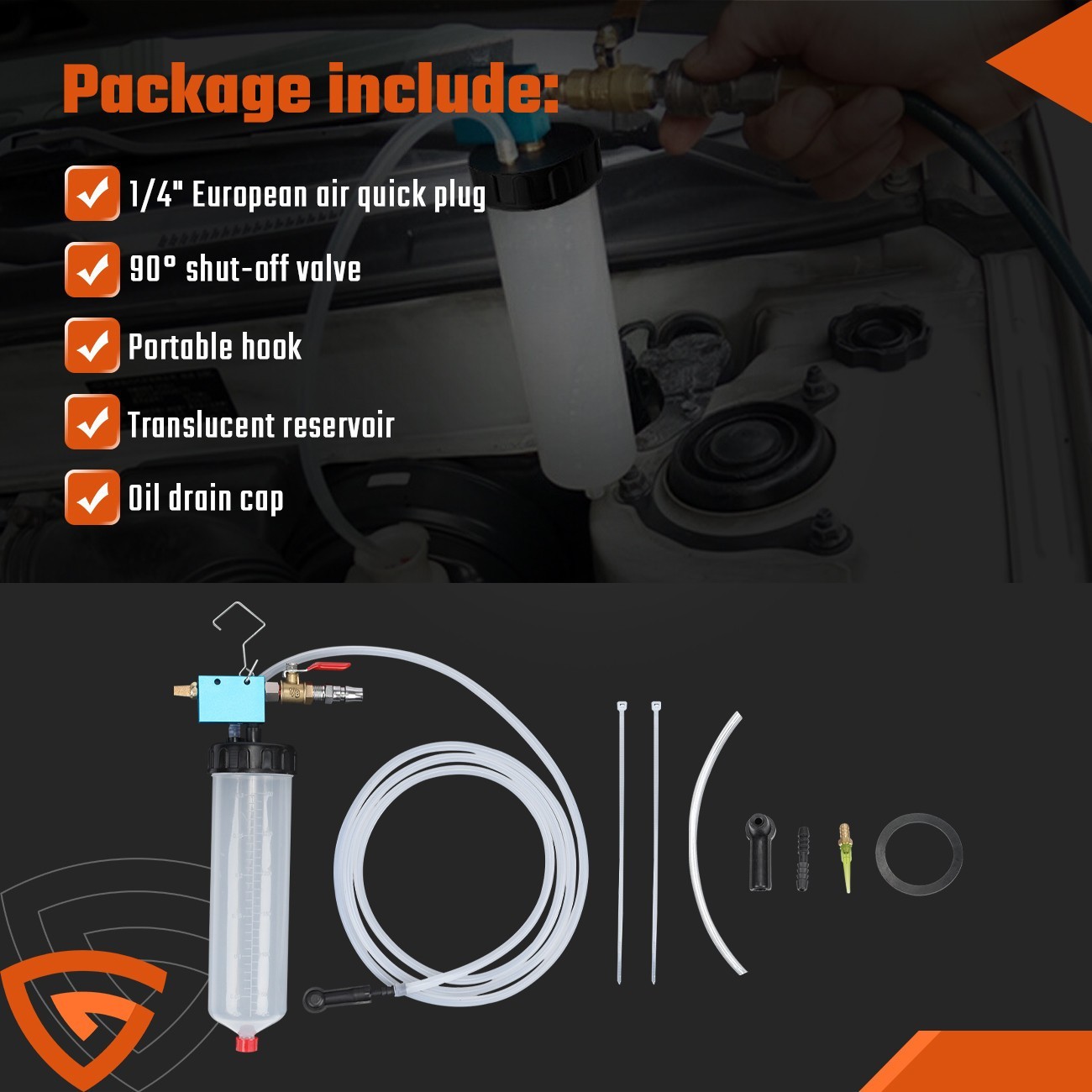 Transmission Fluid Filler Adapter Direct Replacement 300ml Boxed Tool Gearzaar