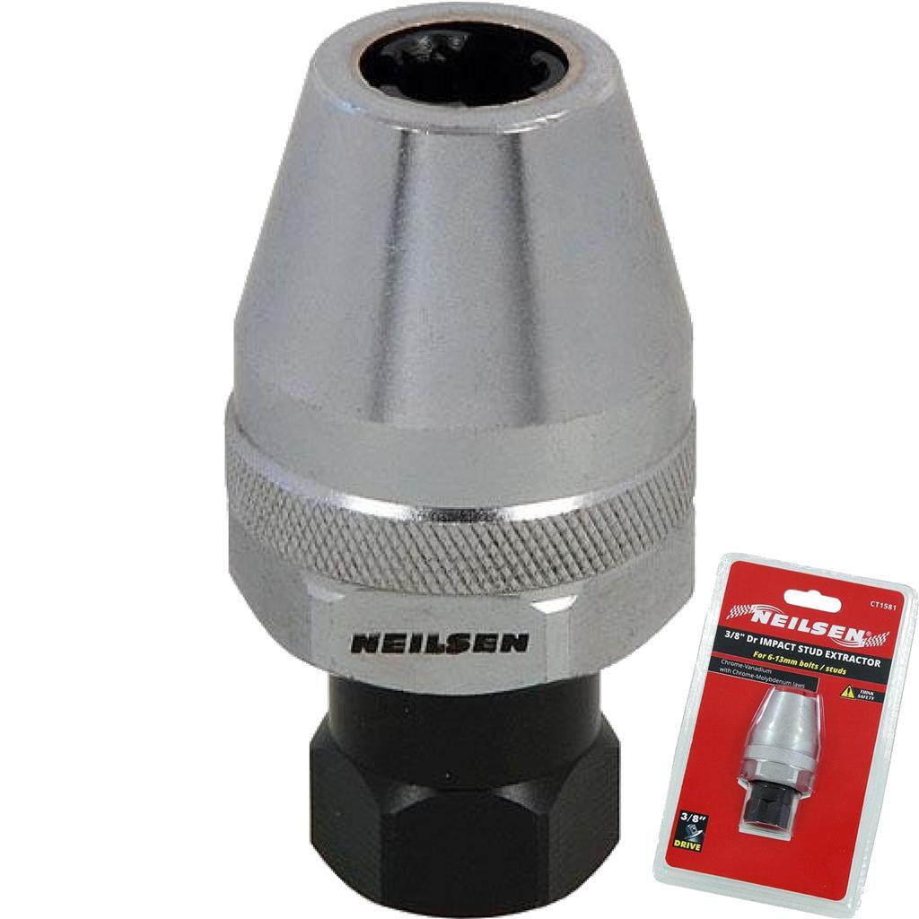 Impact Stud Bolt Extractor Removal Tool 3/8″ Drive 6mm – 13mm Studs CT1581