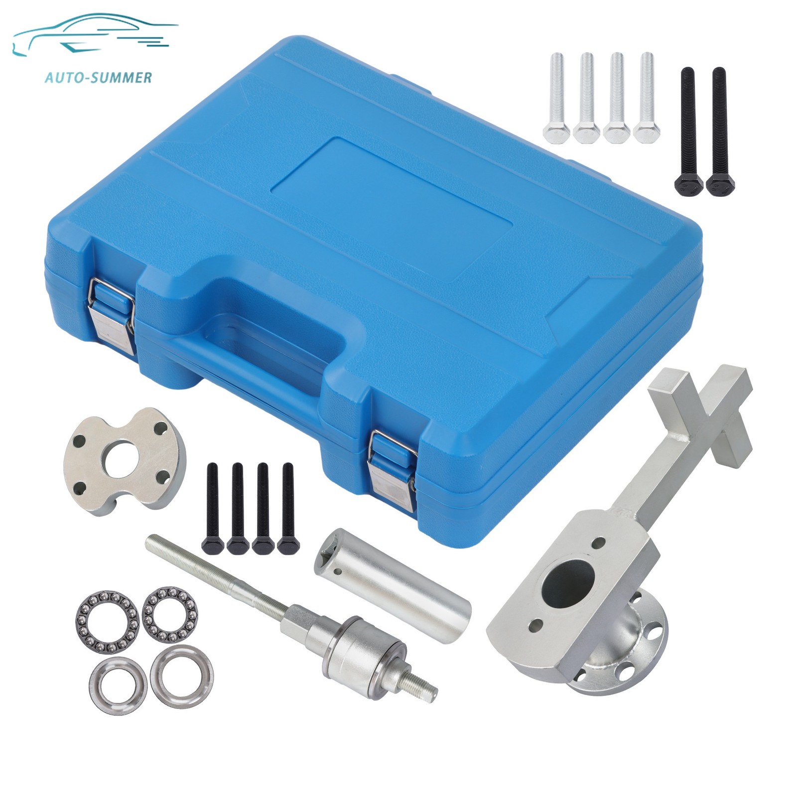 Portable Crankshaft Crank Puller Removal Tool Set For Land Rover 3.0 V6 5.0 V8