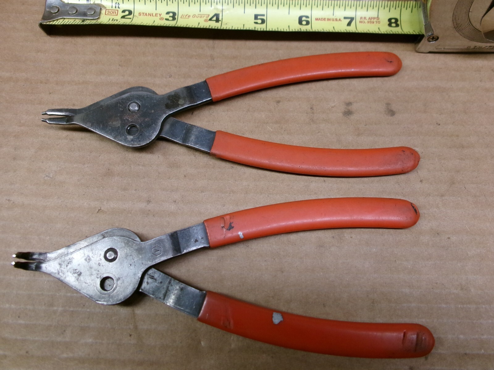 Mac Tools USA 2-Piece Reversibile Snap Ring Pliers No TP43 + TP34A
