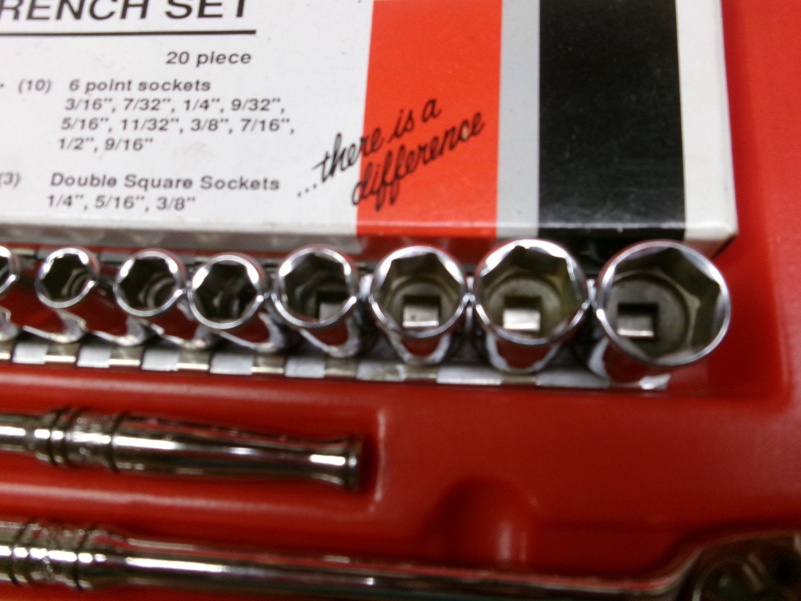 Snap-on USA 20-Piece 1/4″ Drive Socket Set with Case No 120DTMPB Nice!