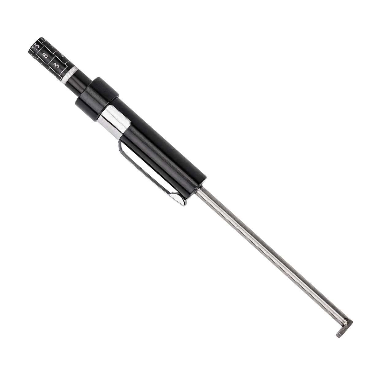 Brake Pad Measure Tool Thickness Gauge w/ Scale car Detection Pen Base Plate 6mm