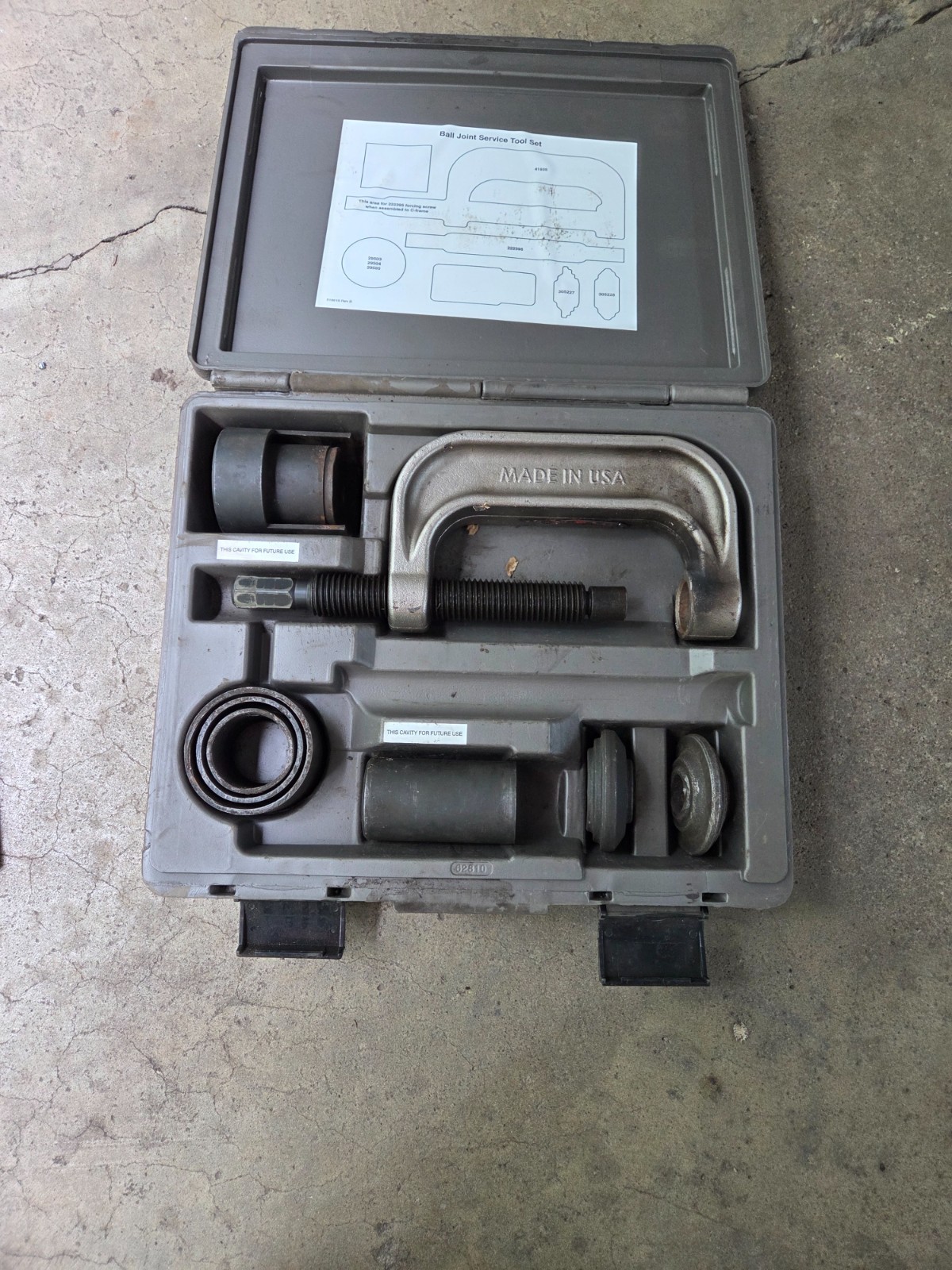 OTC SPX 7249 3-in-1 Ball Joint U-Joint Brake Anchor Pin Service Set w/Case &more