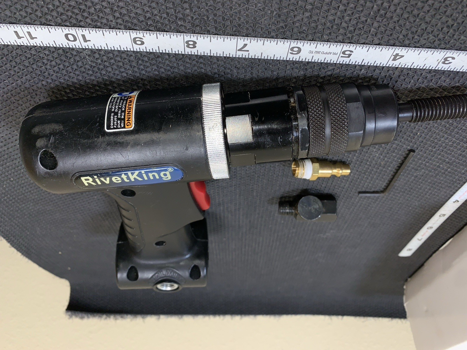 RK-280-NP12 Rivet King 1/2″ – 13 Spin/Spin Rivet Nut Tool 280 Max RPM very good