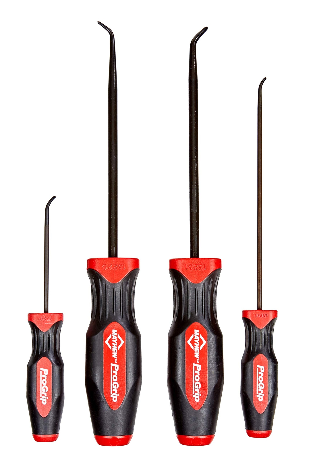 Mayhew 13098 Pro13-3/4? 4-Piece O-Ring Removal Set, Black Oxide