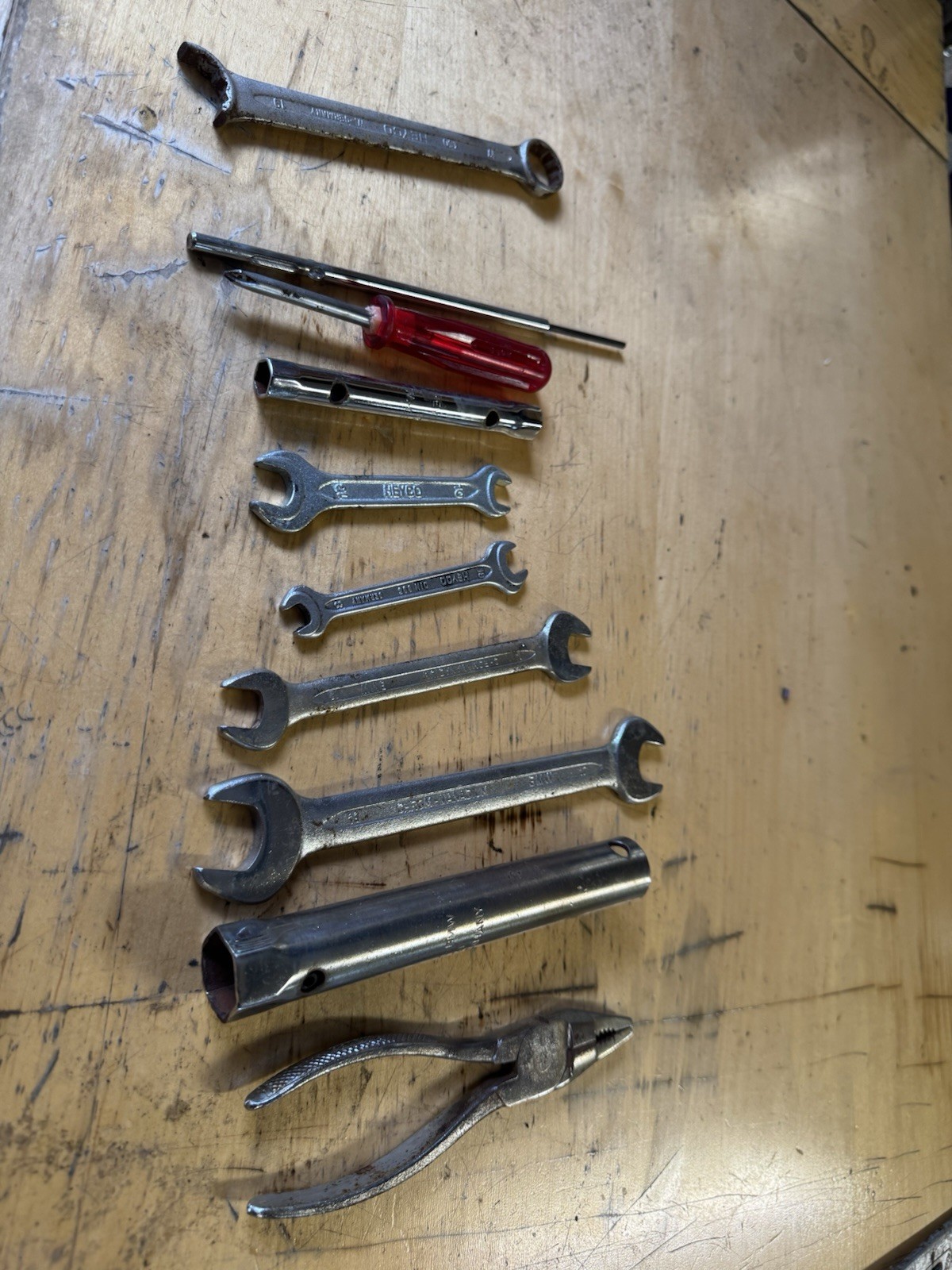 BMW E23 E24 E28 E9 M30 set of hand tools for tool kit
