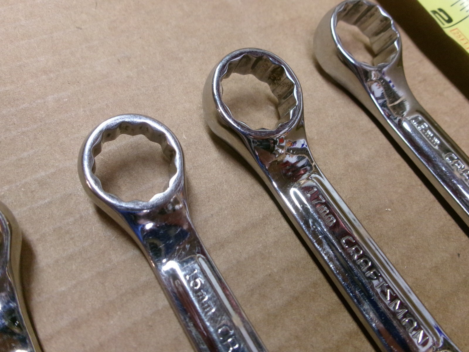Craftsman Professional 7-Piece Stubby Combination Wrench Set 10-18 MM No 44111