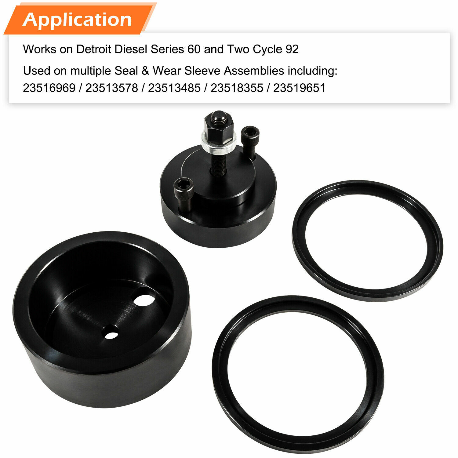 J-35686-B For Detroit Diesel Series 60 12.7L 14L Front Rear Crank Seal Installer