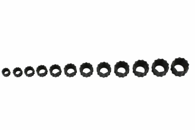 Laser 7524 12 Piece Damaged Nut/Bolt Extractor Set