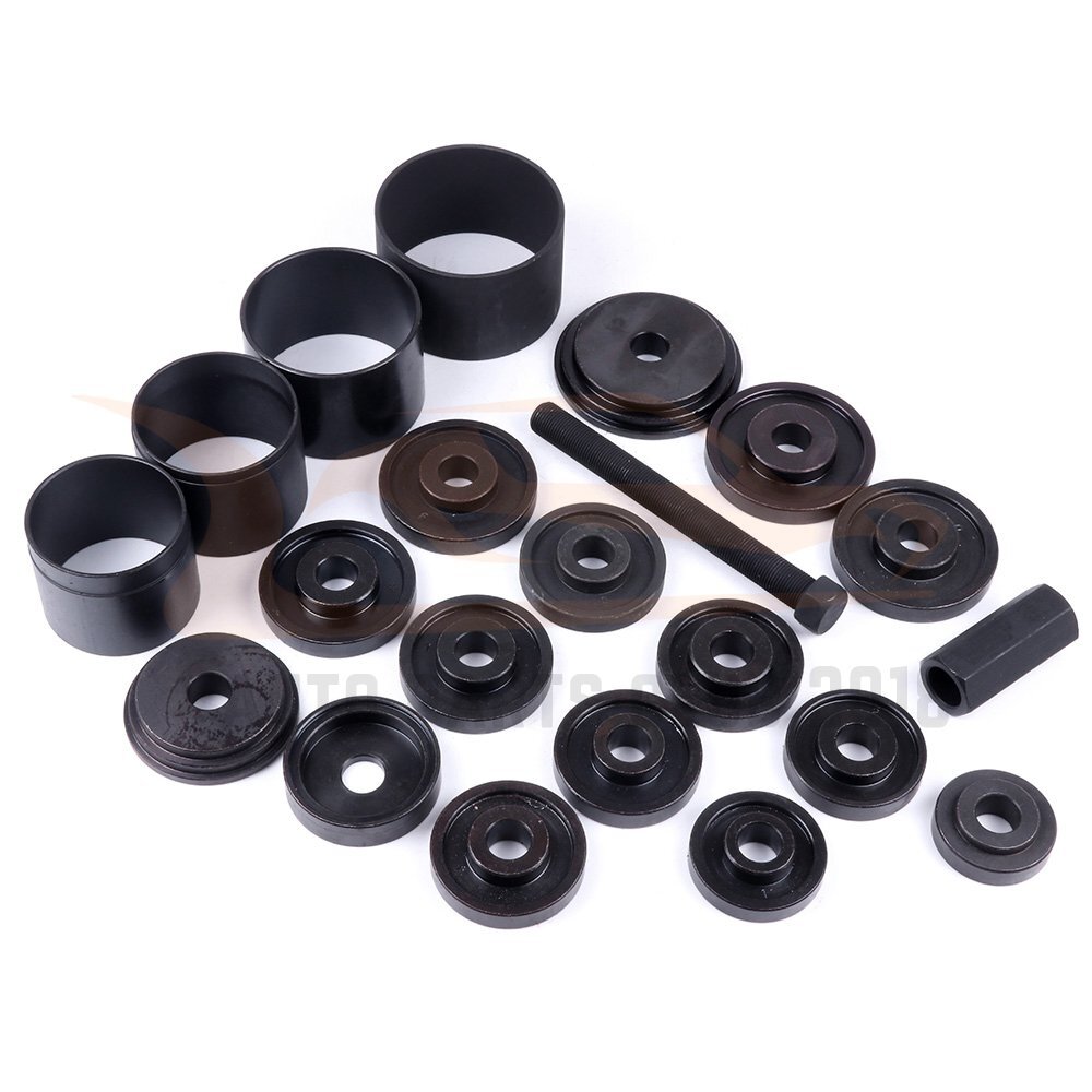 23 pcs FWD Front Wheel Bearing Press Kit Removal Adapter Puller Pulley Tool Case