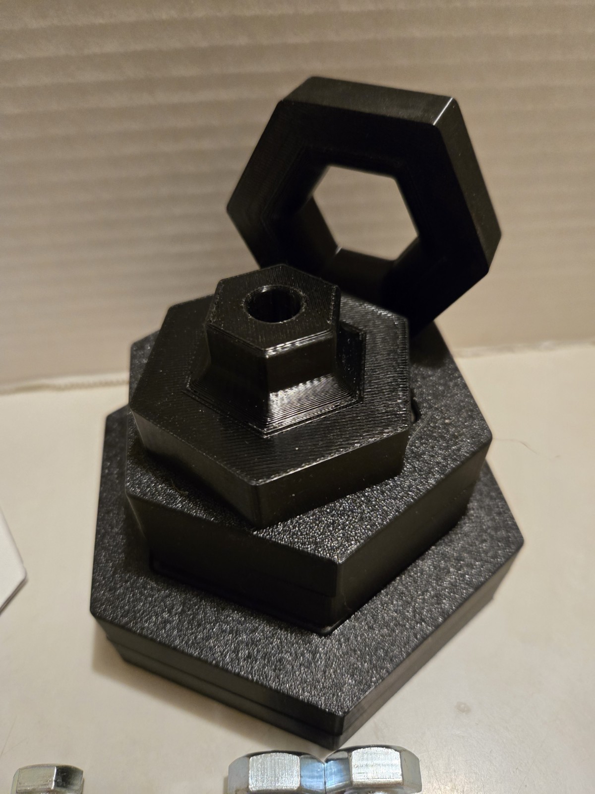 3pc Hex dimple die set 1″n 2″ And 3″