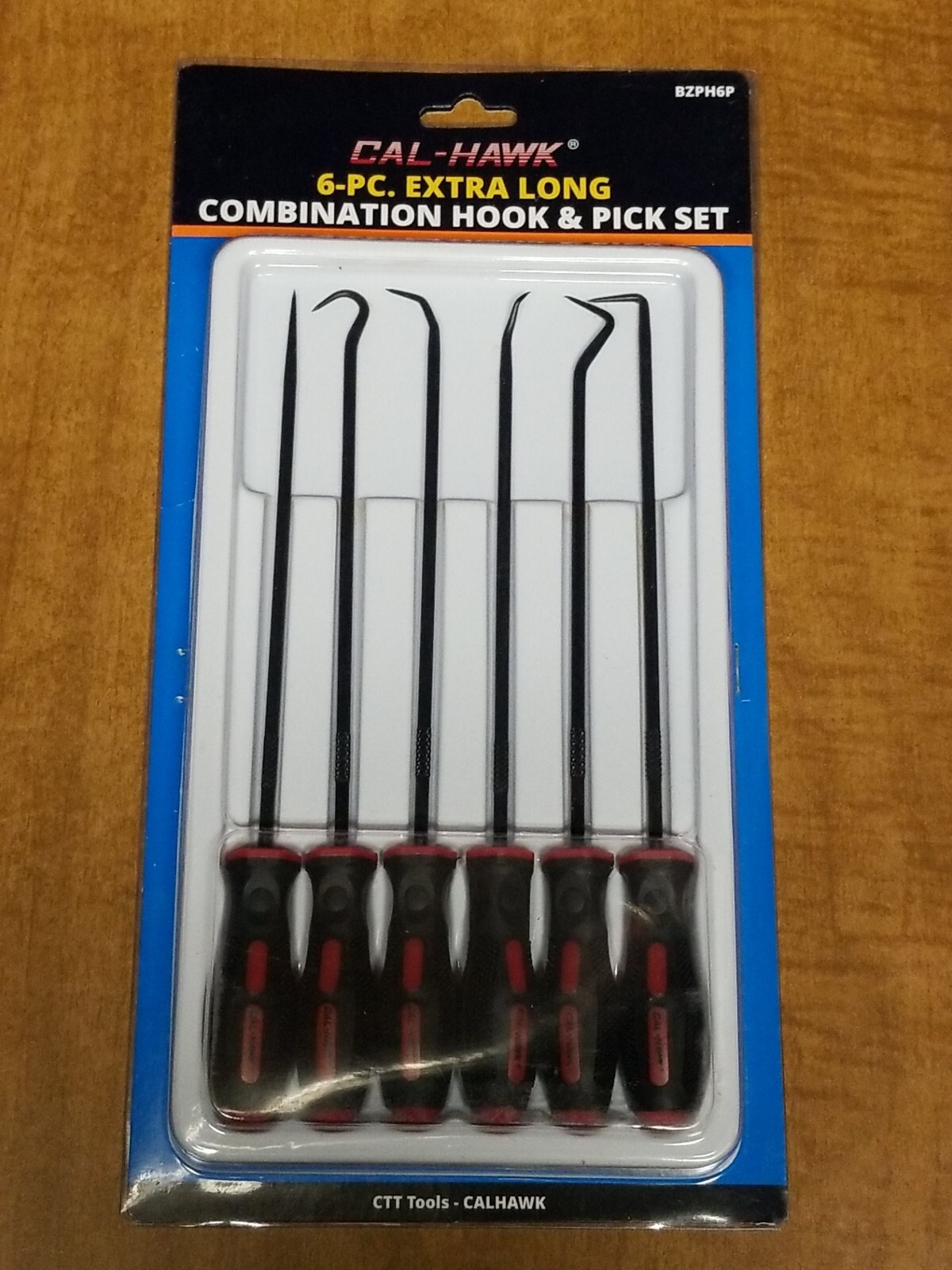 6 pc Extra Long Combination Hook And Pick Set