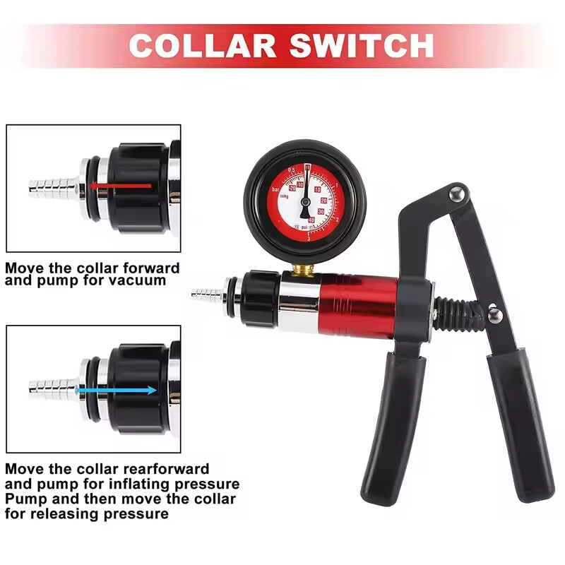 21PCS Hand Held Vacuum and Pressure Pump Brake Clutch Fluid Bleeder Tool Kit