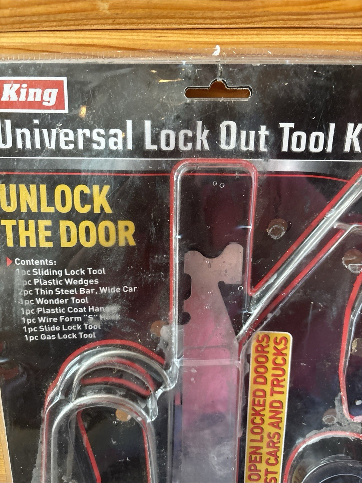 King Brand 9-pc Lock Out Tool Kit for Domestic and Foreign Vehicles New