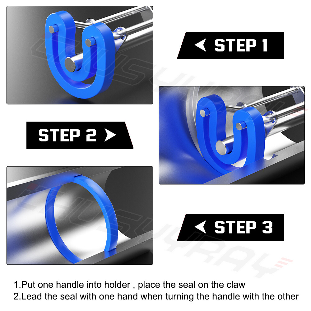 Hydraulic Log splitter cylinder rebuild seal kit for 4.0″Bore x 1.75″ rod cyl