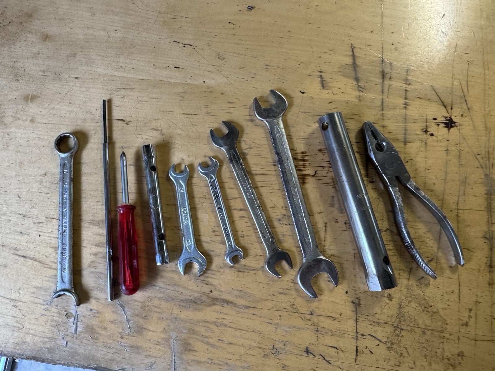 BMW E23 E24 E28 E9 M30 set of hand tools for tool kit