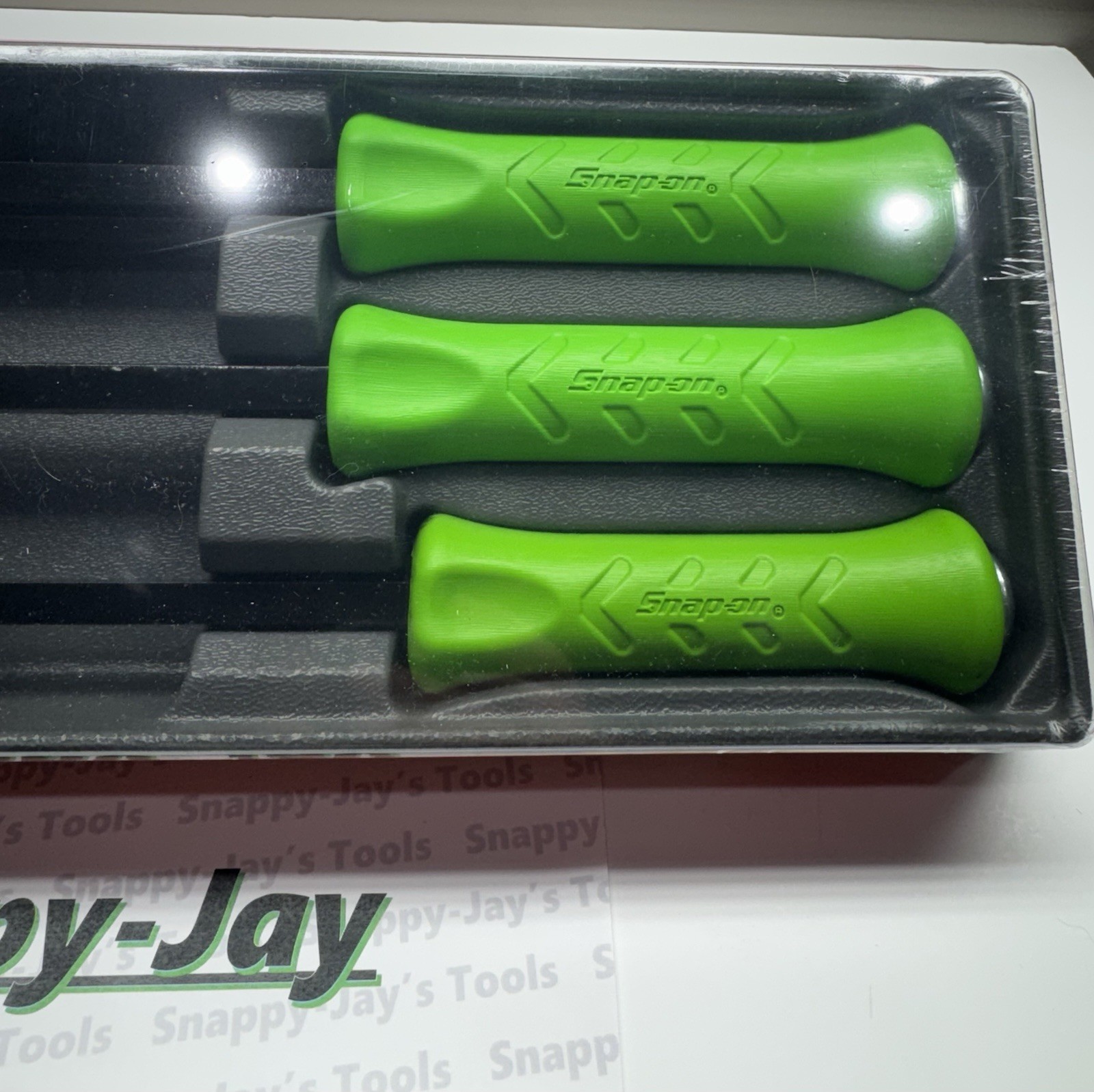 Snap-on Tools USA NEW GREEN 4 pc Striking Prybar Set 8” 12” 18” 24” SPBS704AG