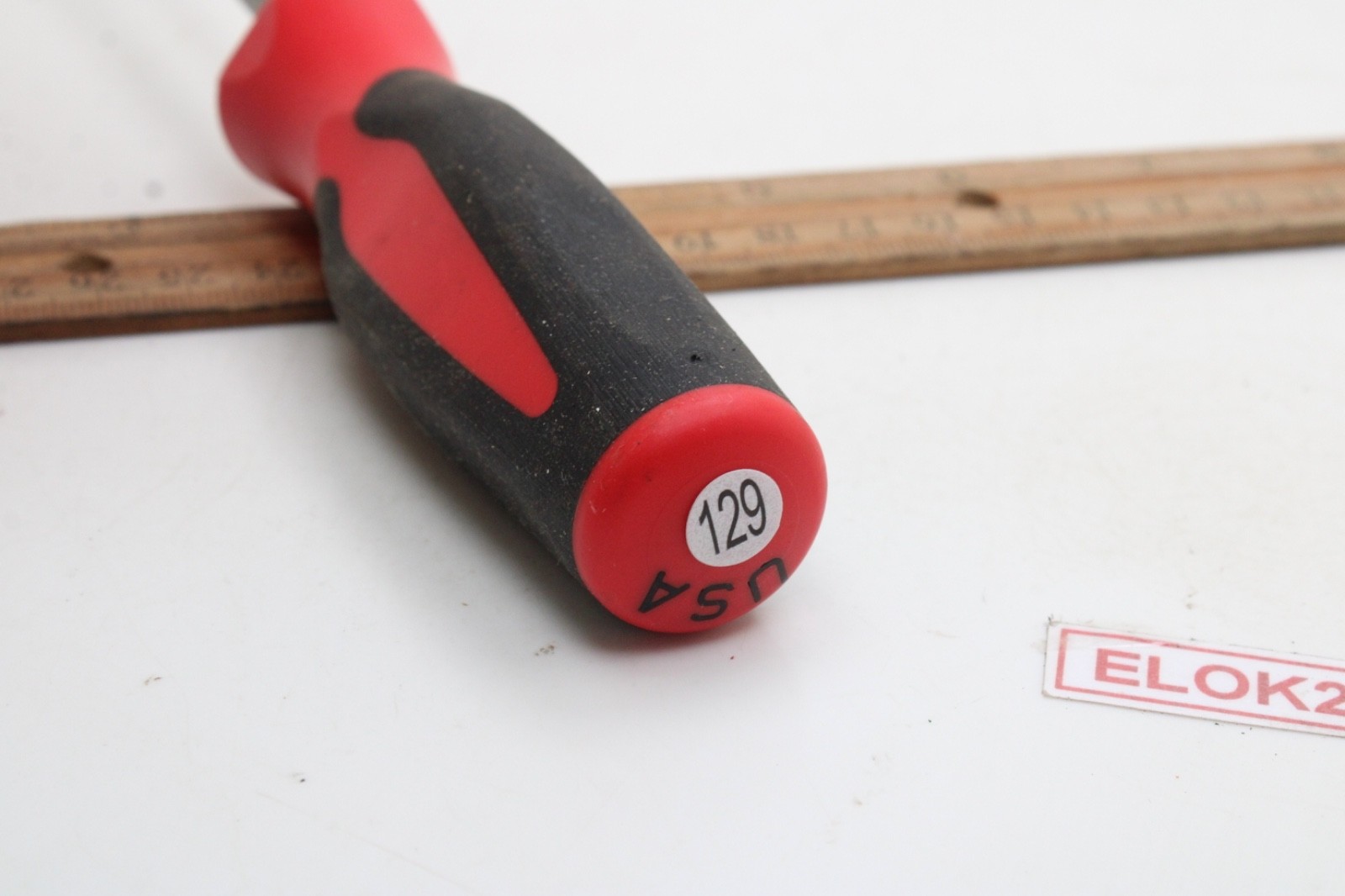 Snap-on SG4ASHB 8″ RED Soft Grip Large Red/Black Handle Heavy-Duty Hook Pick USA