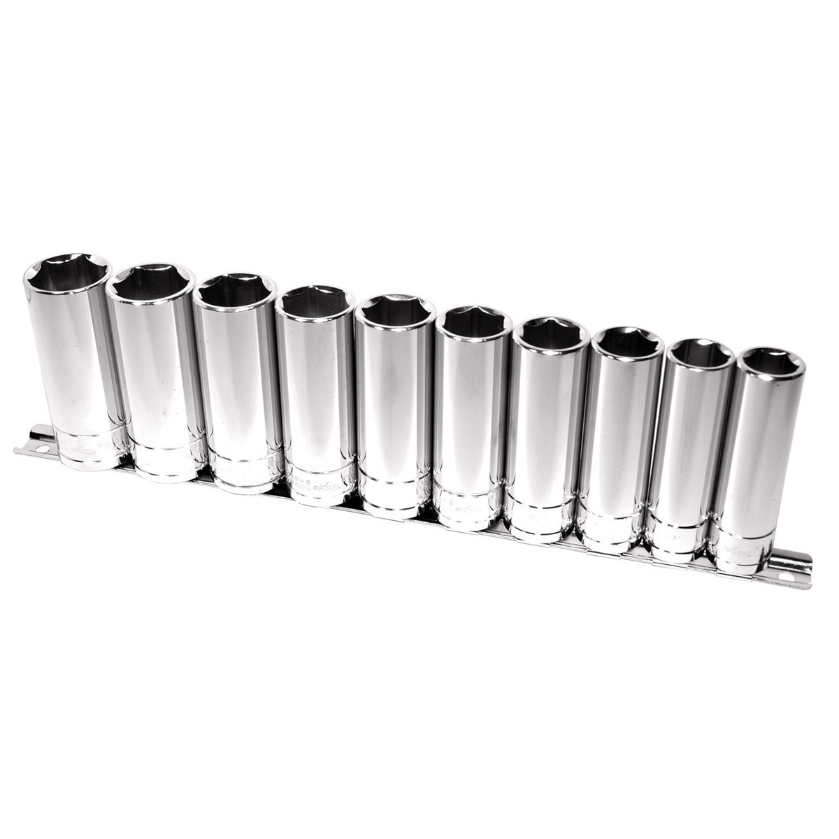 K-Tool 28200 10-pc 1/2″ Drive 6-Point Metric Deep Socket Set