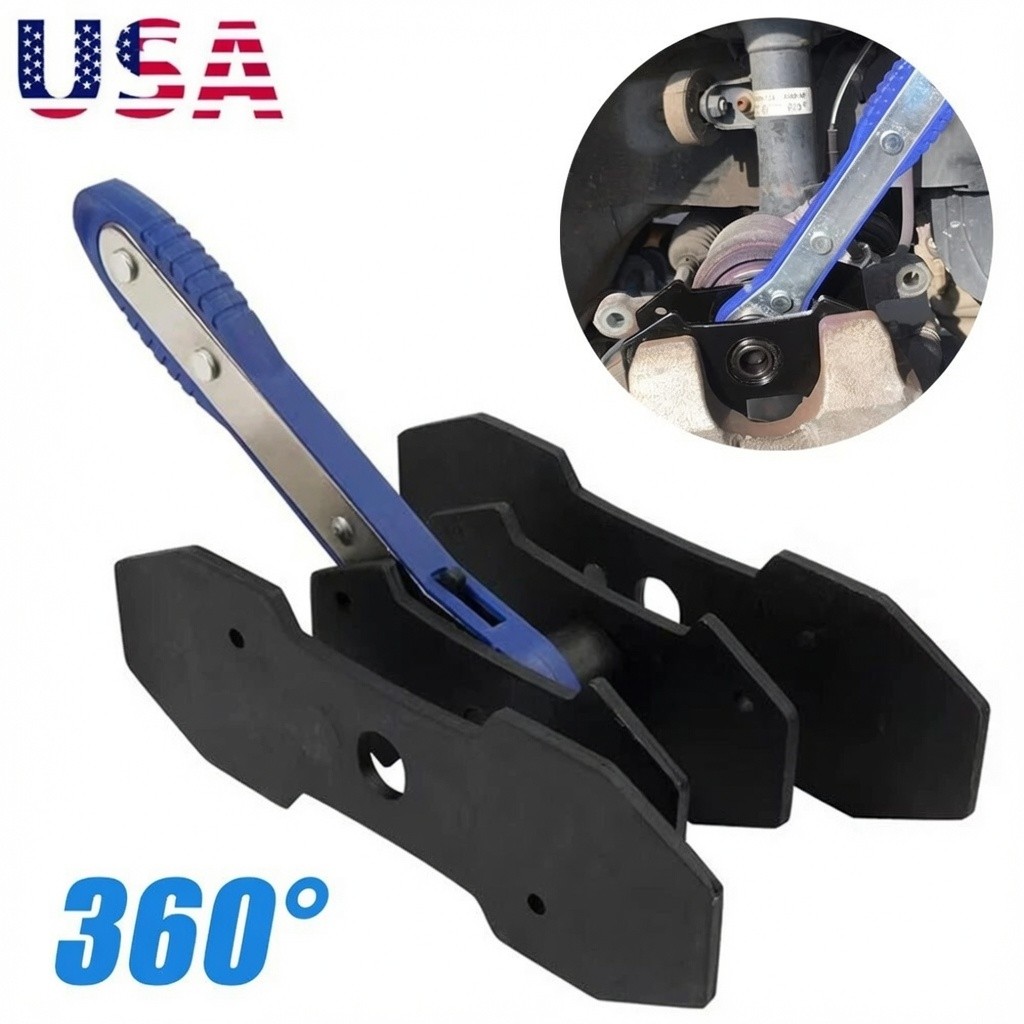 Car Ratchet Brake Piston Wrench Spreader Caliper Pad Install Press Blue Large