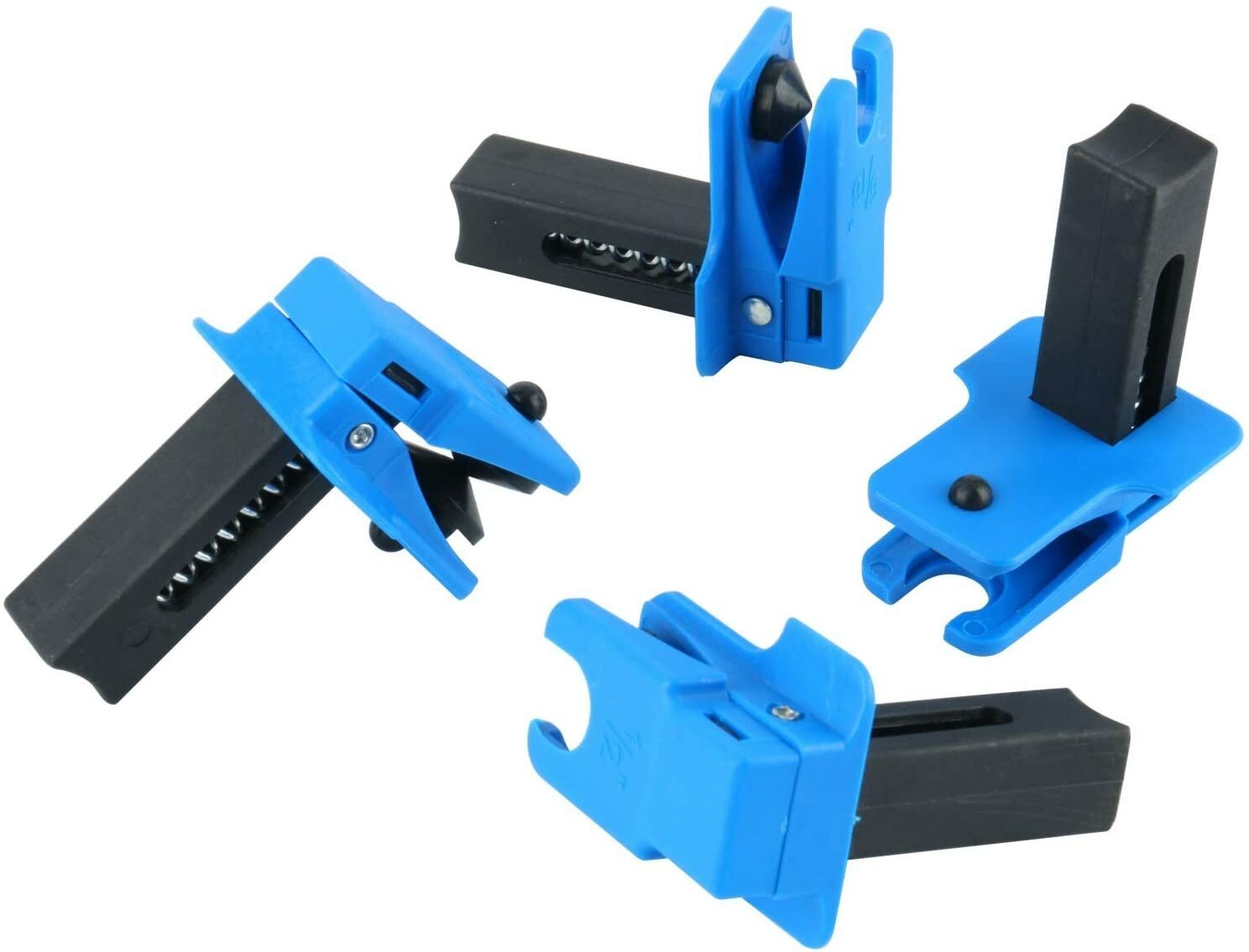 8Pcs Spring Load Fluid Line Stopper Clamps Car Brake Line Clamp 3/8″ 5/16″ 1/2″
