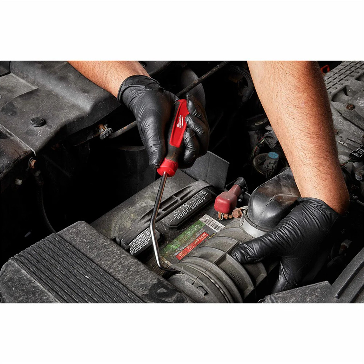 Milwaukee 48-22-9218 All Metal Core Pry Bar Set Reinforced Tips with Tray