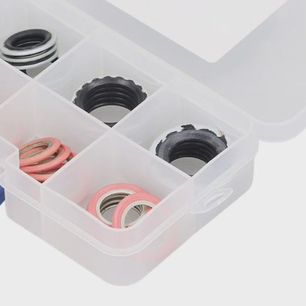 40 Piece AC Sealing Kit Rubber and Metal O Ring Gaskets for Compressor for