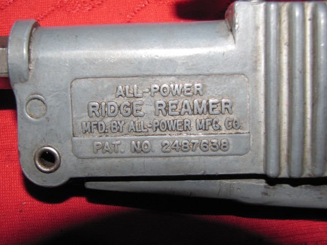 Vintage All-Power Engine Cylinder Ridge Reamer USA & All Power Groove Cleaner