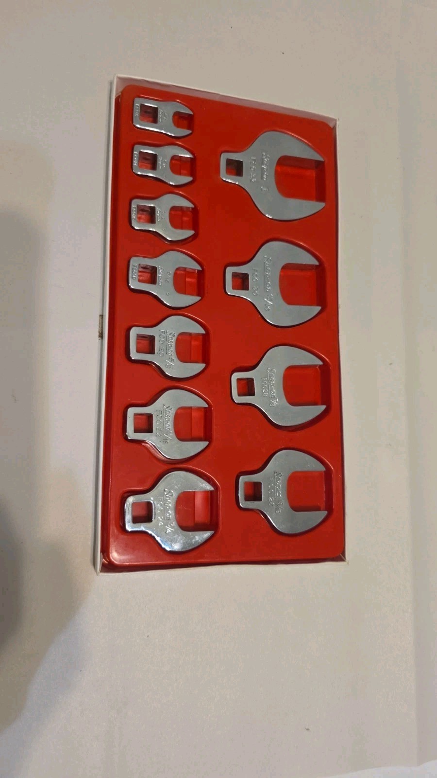 Snap On Tools 3/8″ Crowfoot Set SAE 3/8 – 1 IN) 211FCO Crowsfeet 11pc Crows Feet