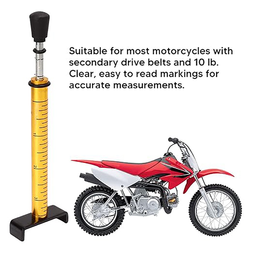 Motorcycle Secondary Drove Belt Adjustable Belt Tension Gauge Tool USA