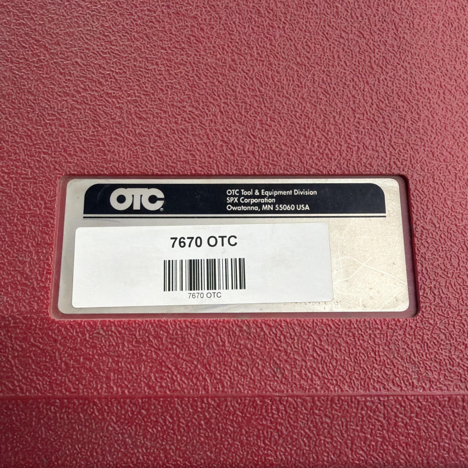 OTC 7670 J-39383-A Gasoline Quality /Reed Vapor Pressure Test Kit
