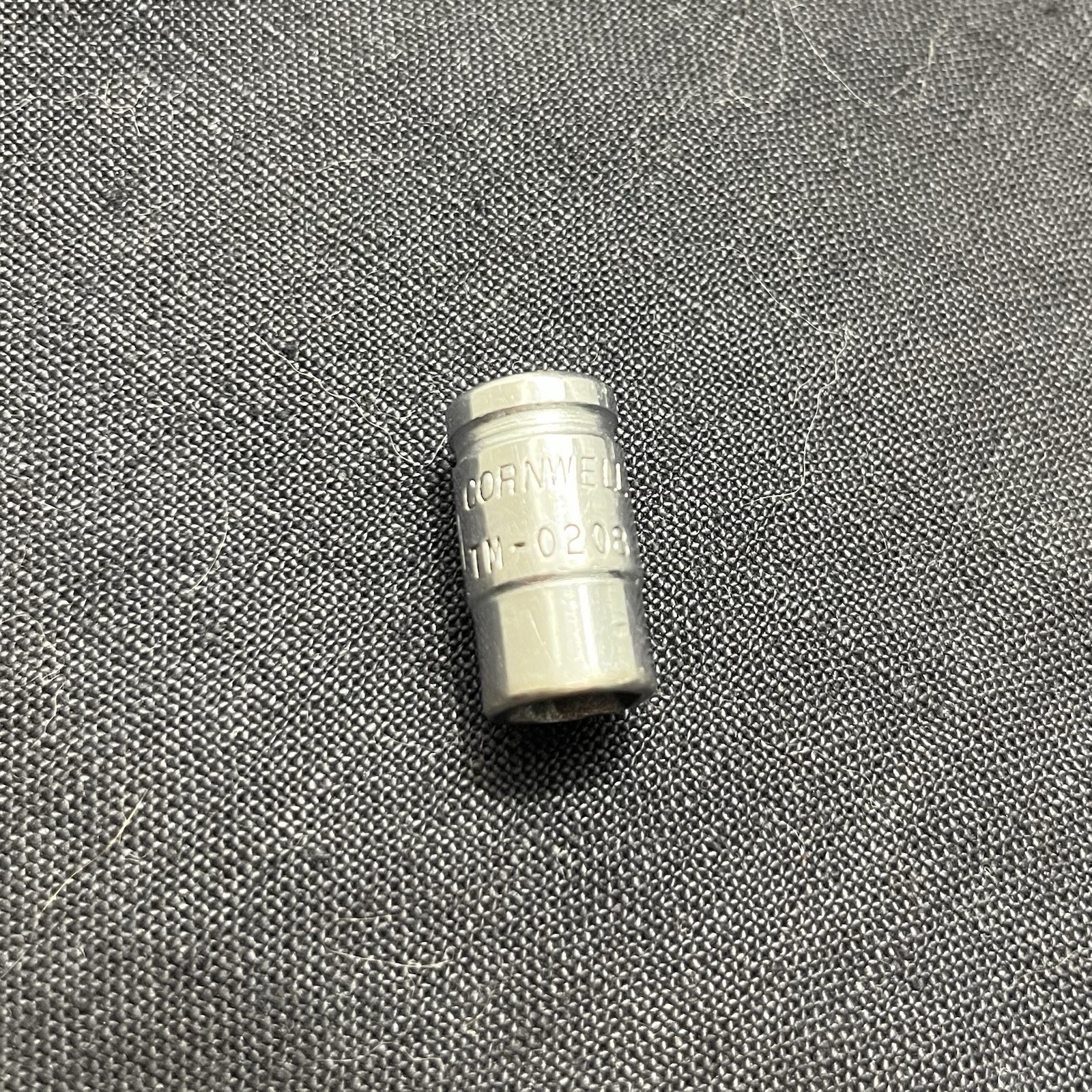 Cornwell 8mm socket 1/4 drive TM-0208 2N shallow 6 pt point Made in USA metric