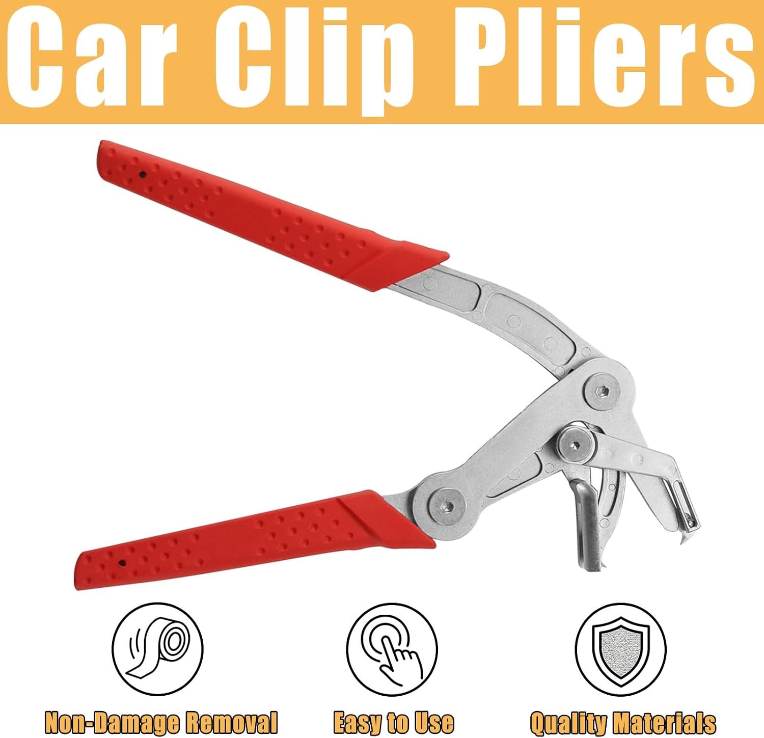 Car Clip Pliers and Trim Removal Tool Heavy Duty Spring-Loaded Car Fasteners