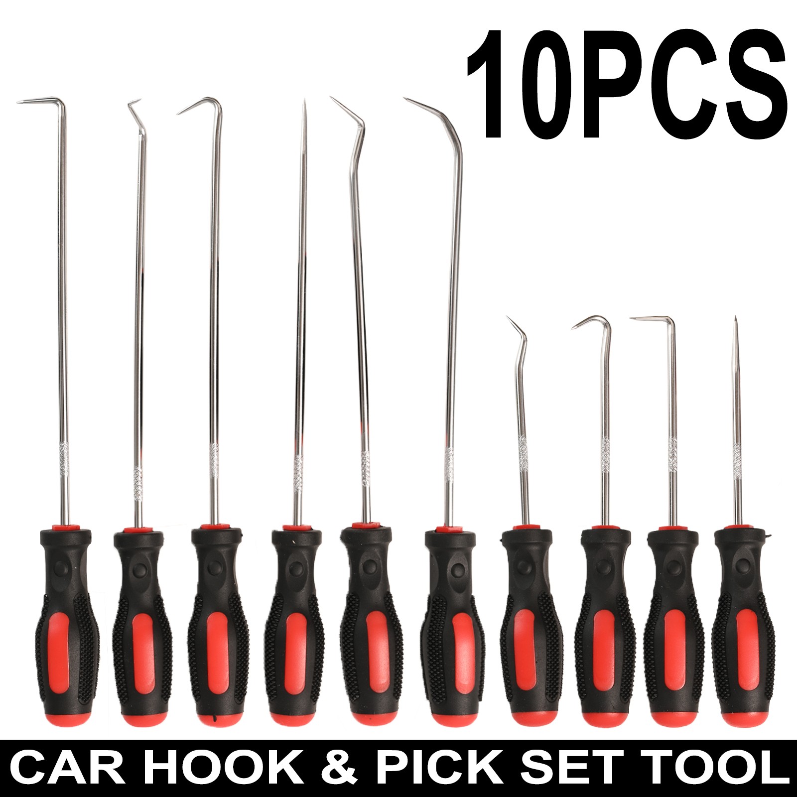 10x Hook & Pick Set Oil Seal O Ring Gasket Remover Puller Mechanics Garage Tool