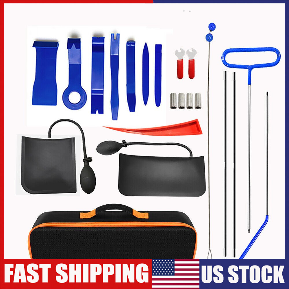 22Pcs Stainless Emergency Auto Tool Window Car Door Repair Tool Kits