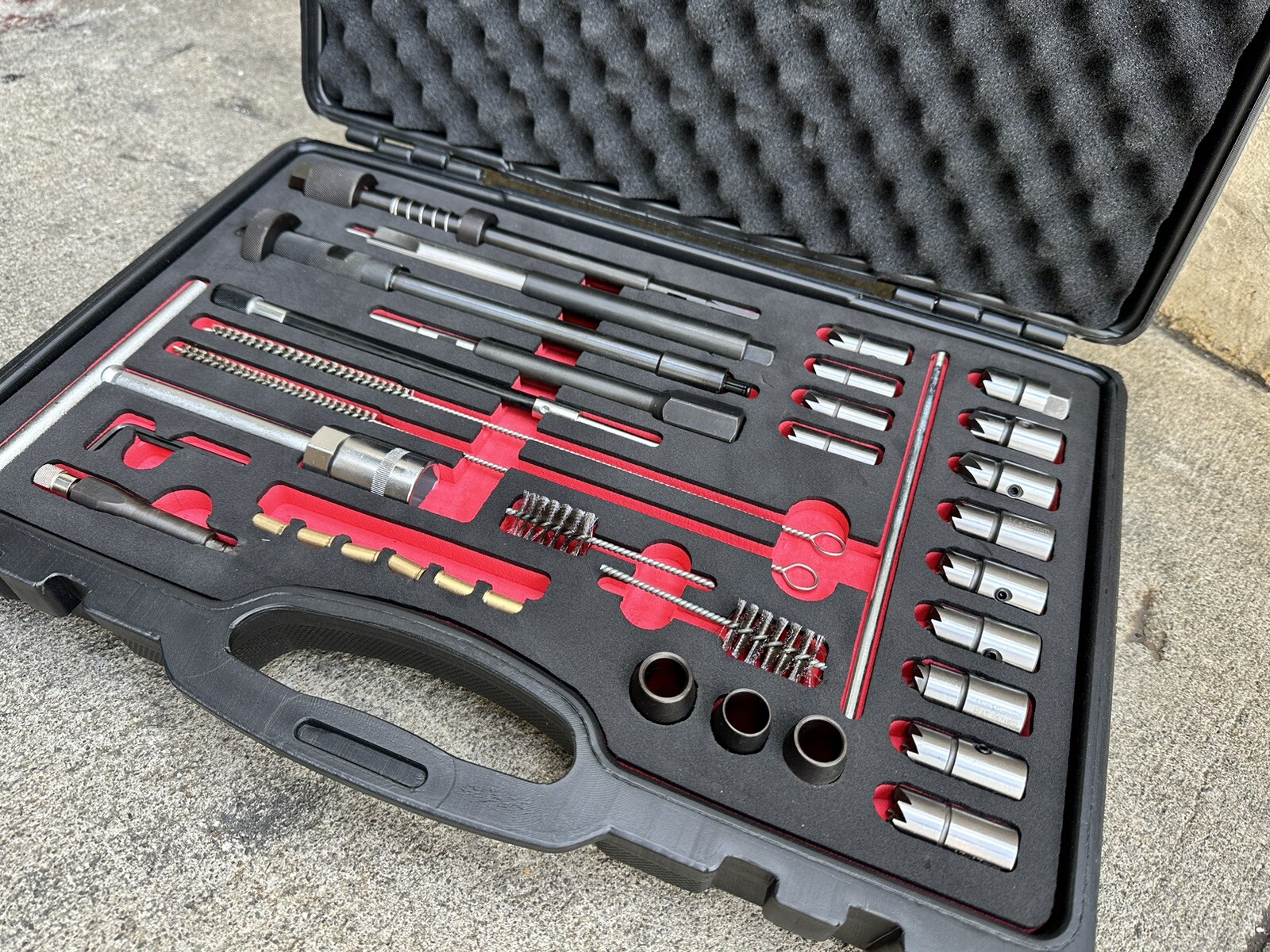Universal Reface Diesel Injector Seat Cutter Reamer Set & Manhole Cleaning Set
