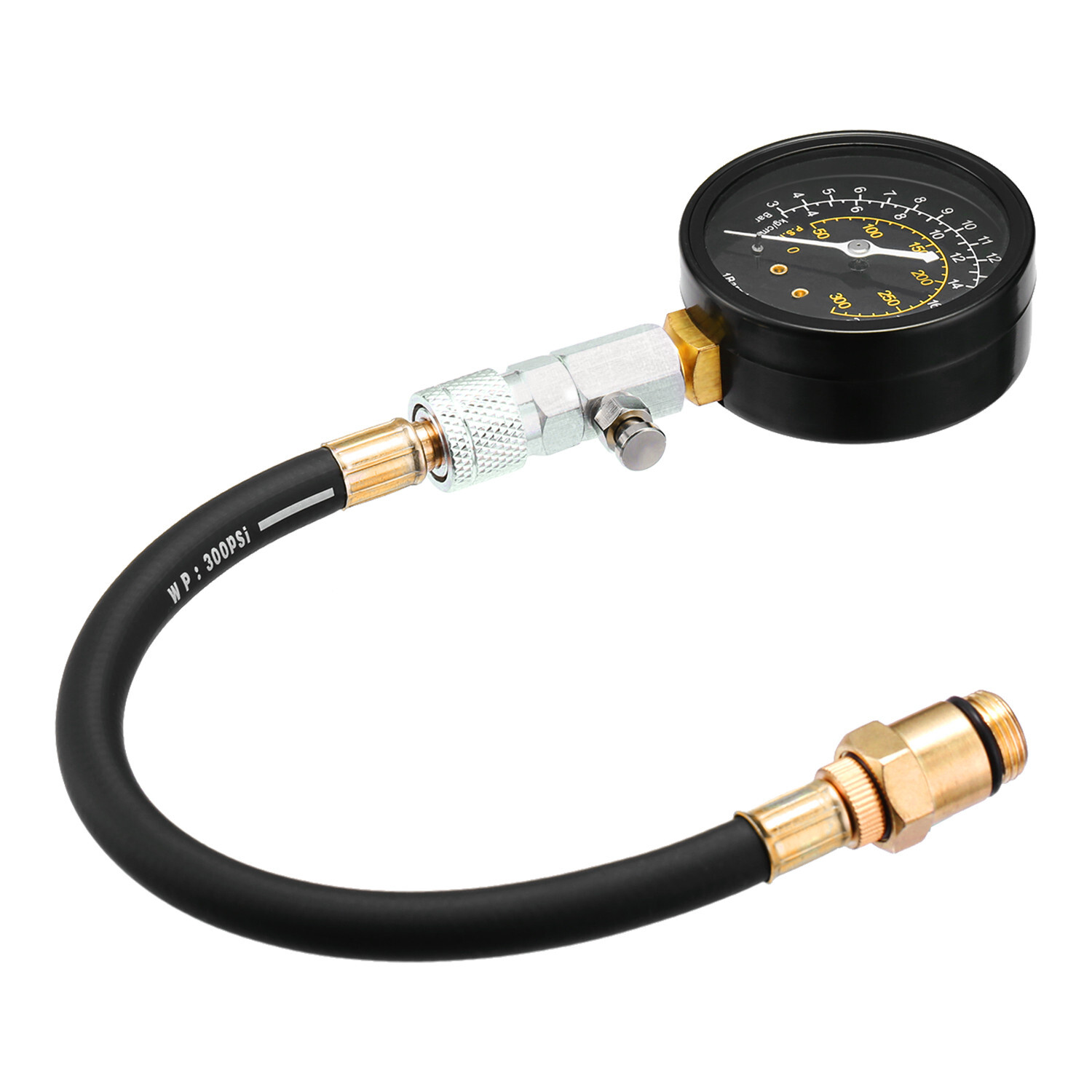 Engine Cylinder Compression Gauge Tester Kit Gas Engine Diagnostic Testing Tool