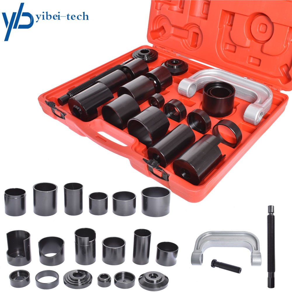 21Pcs Auto Repair Service Removal Ball Joint Press Tool Master Adapter Kit