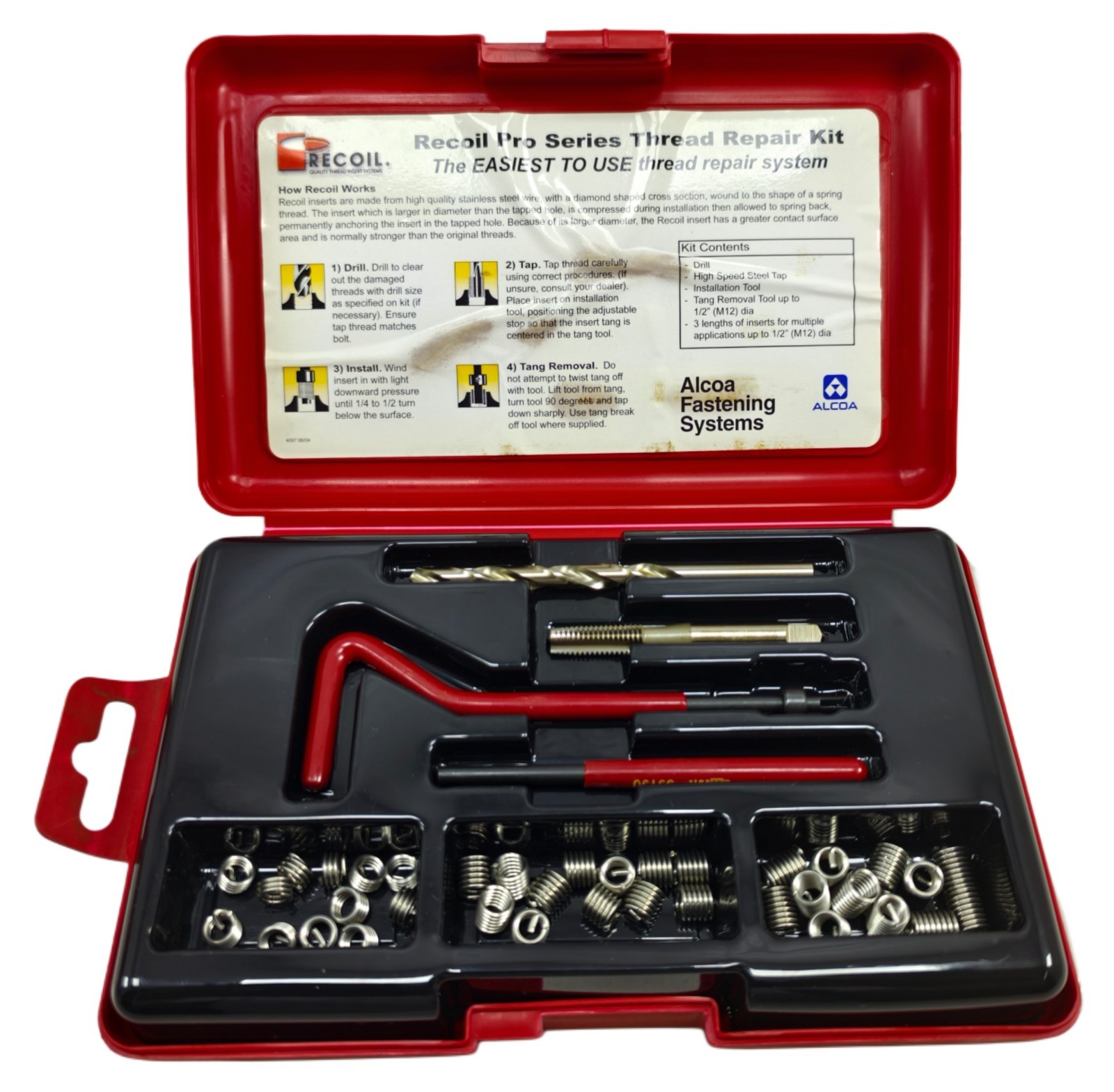 Recoil 5WE80 UNC 1/4-20 Pro Series Master Thread Repair Kit Easiest to Use