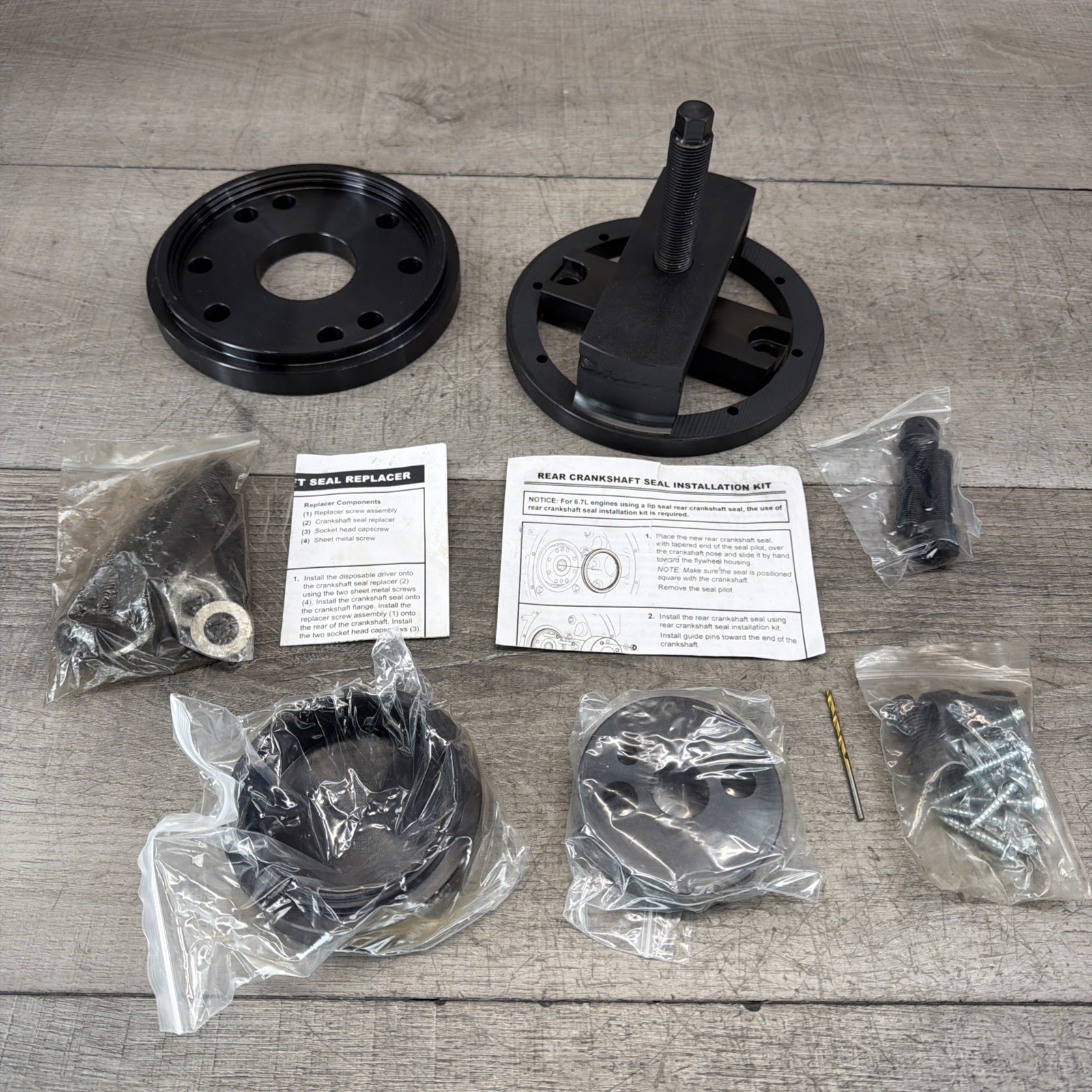 Front & Rear Crankshaft Seal Remover For Paccar PX-6 *LIGHT DAMAGE L👀K*