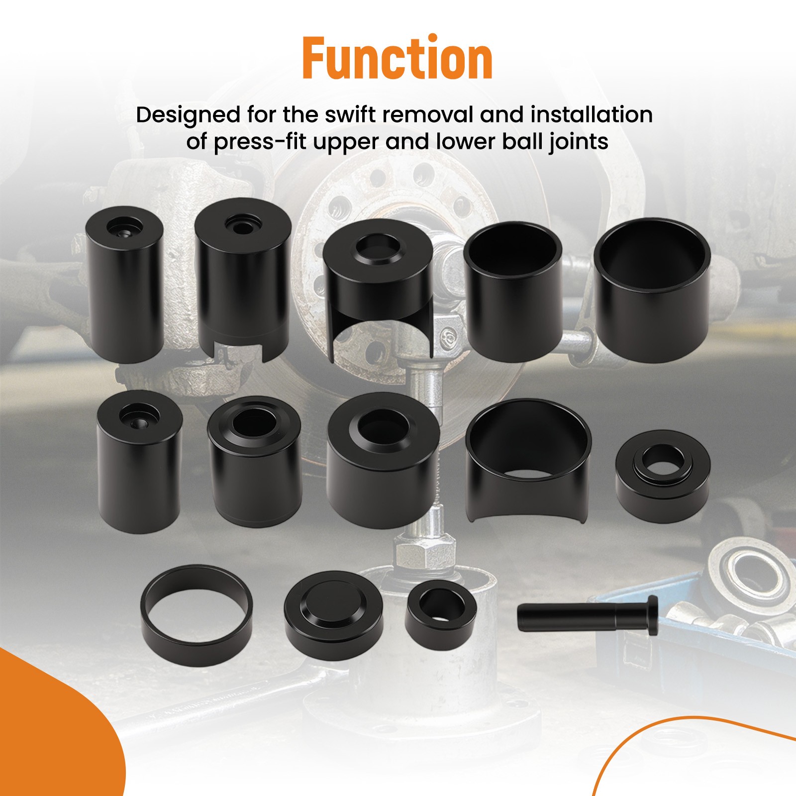 Ball Joint Press Service Kit for GM Dodge Van SUV Truck Upper Lower Removal Tool