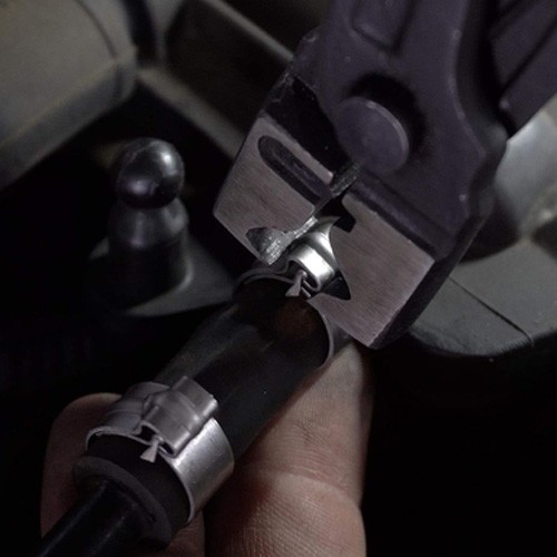 Lisle 55230 Clic and Clic R Clamp Pliers, Forged Steel, Dual Material Grip