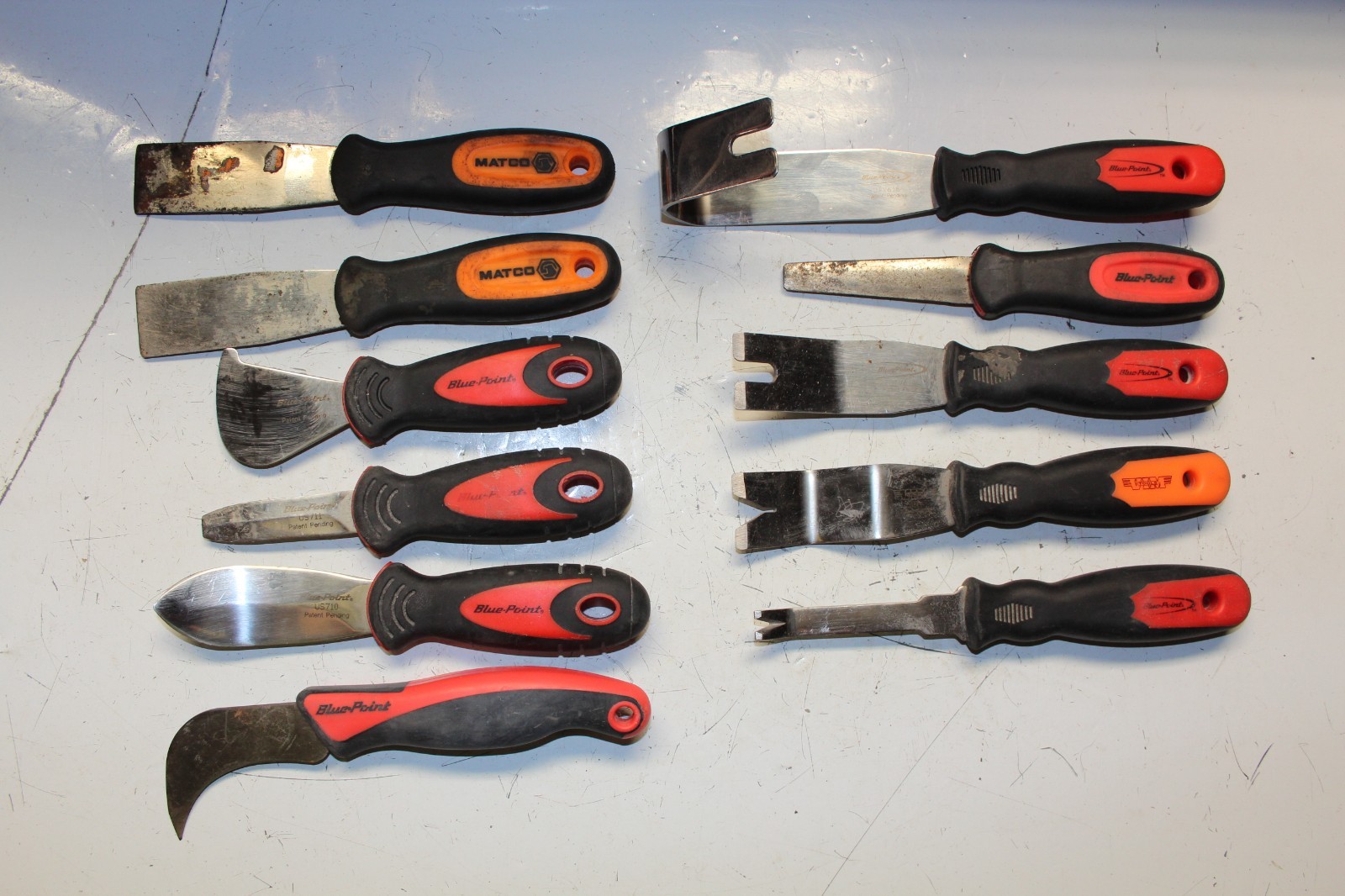 BLUE-POINT MATCO Upholstery, Trim, Scrapers and Putty Knives Tools MIXES LOT 11p