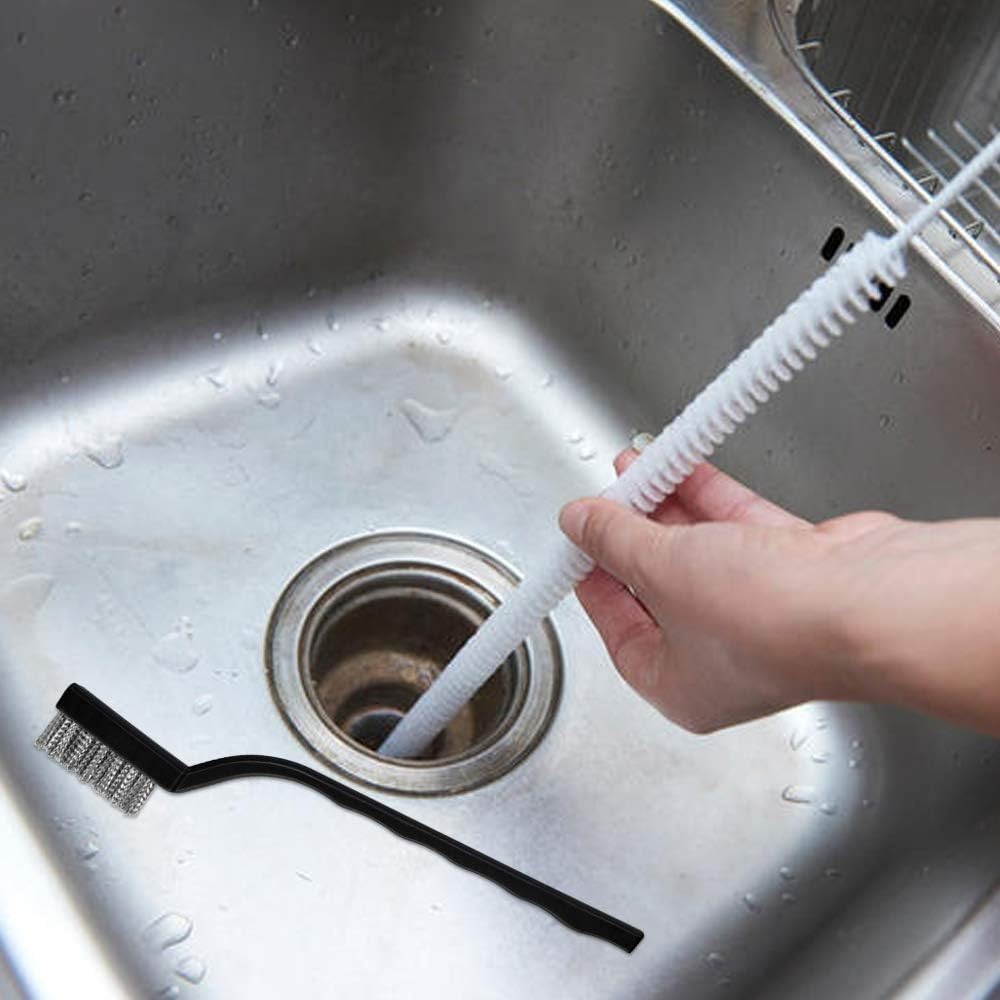 15 Pcs Mini Stainless Steel Wire Brush Set for Cleaning stainless steel