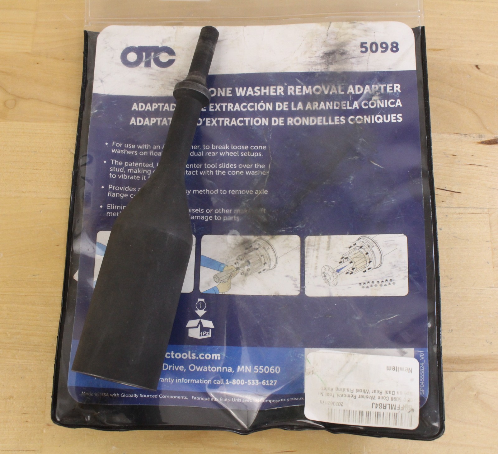 OTC 5098 Cone Washer Removal Adapter For Steering & Suspension Service