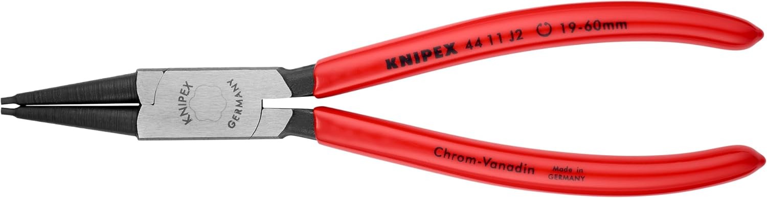 Snap Ring Pliers Set, 2 Pcs, Circlip Pliers Kit with Red Handles – (9K008018US)
